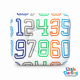 Head Pillow Number print | Little Darling
