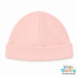Baby Pollar Cap Light Pink | Little Darling