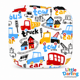 Head Shaping Pillow Truck & Car Print | Little Darling