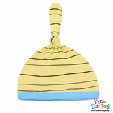 Baby Cap Knotted Monkey & Cloud Stripes | Little Darling