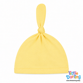 Baby Cap Knotted Monkey & Cloud Lemon Color | Little Darling