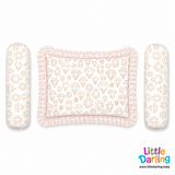 Head Pillow Set Diamond Print | Little Darling