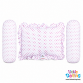 Soft Baby Head Pillow Set PK of 3 Dot Print