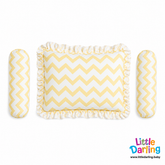 Baby Head Pillow Set Pack of 3 Zig Zag | Little Darling