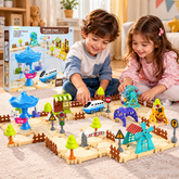 Puzzle Maze Building Block Track Car Set