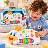 Rabbit Piano Musical Toy with Lights & Sounds