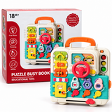 Puzzle Busy Book Educational Activity Toy for Kids