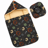Baby Carry Nest with Pillow Set Space Print| Little Darling