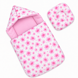 Baby Carry Nest with Pillow Set Pink Floral | Little Darling