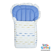 Baby Carry nest Frill Earthy Brushstrokes | Little Darling