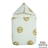 Baby Carry Nest Hooded Cute Lion Print | Little Darling