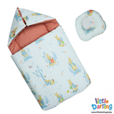 Baby Carry nest Hooded Bunny Print | Little Darling
