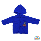 Hooded Jacket Navy Blue Color | Little Darling