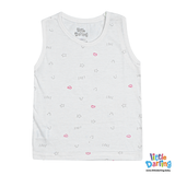 Baby Sando Suit Heart & Star Print | Little Darling