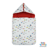 Baby Hooded Carry nest Car Print | Little Darling