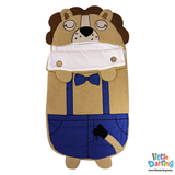 Infant Sleeping Bag with Blue Suspender
