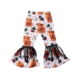 Kids Outfit He Cow Boy Print – 3 Piece Set