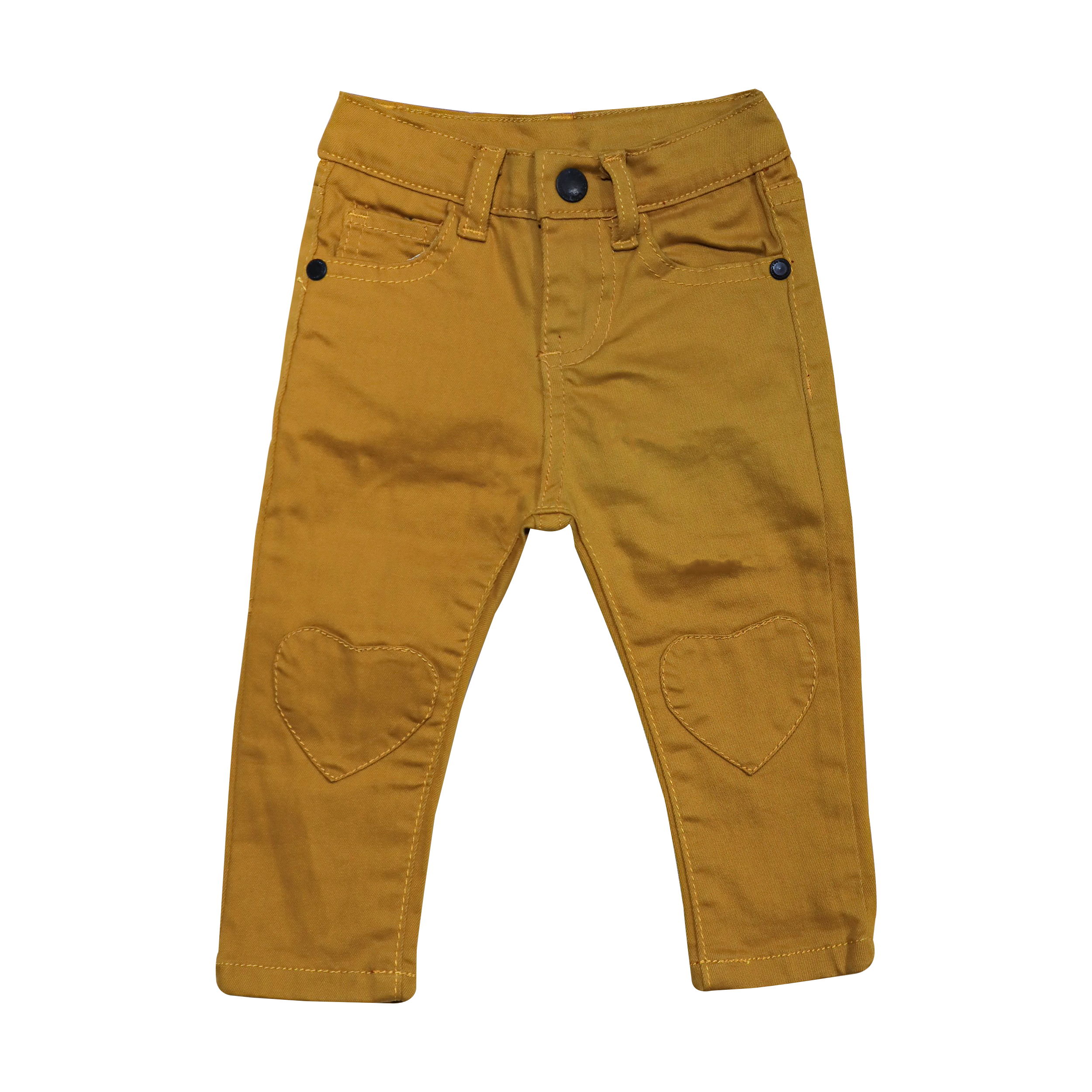 Kids Brown Cotton Pant by Little Darling