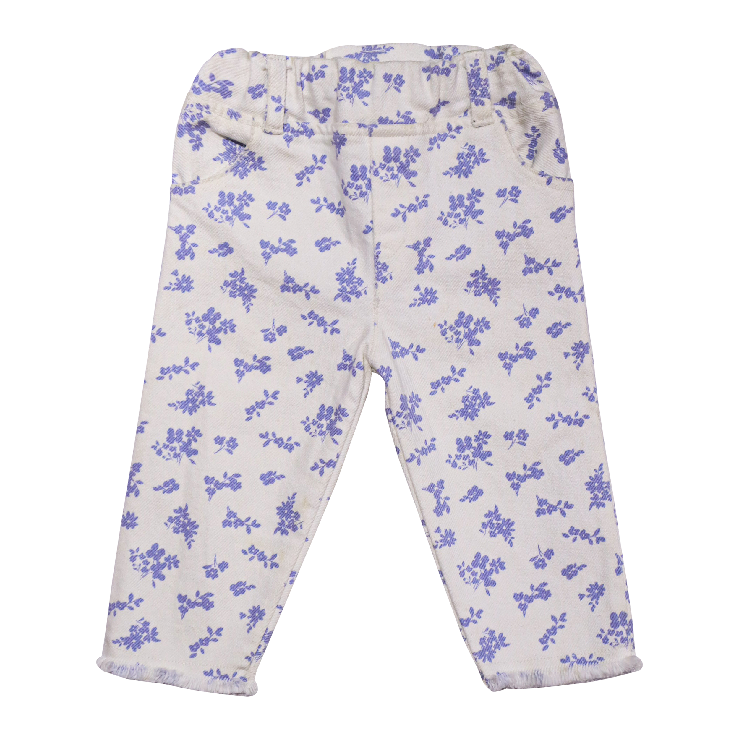 Baby Girls Floral Print Cotton Pant