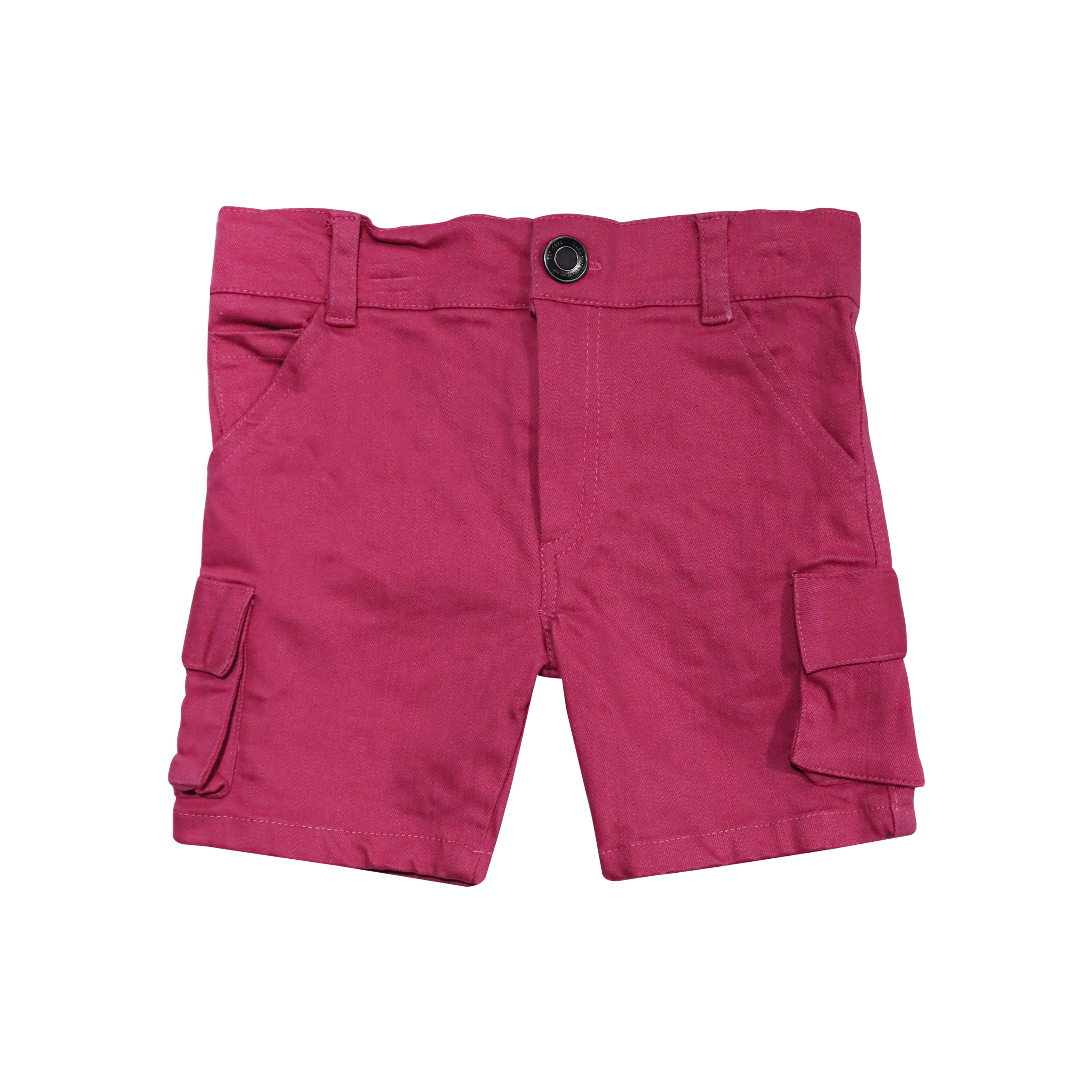 Kids Pink Cargo Shorts by Little Darling