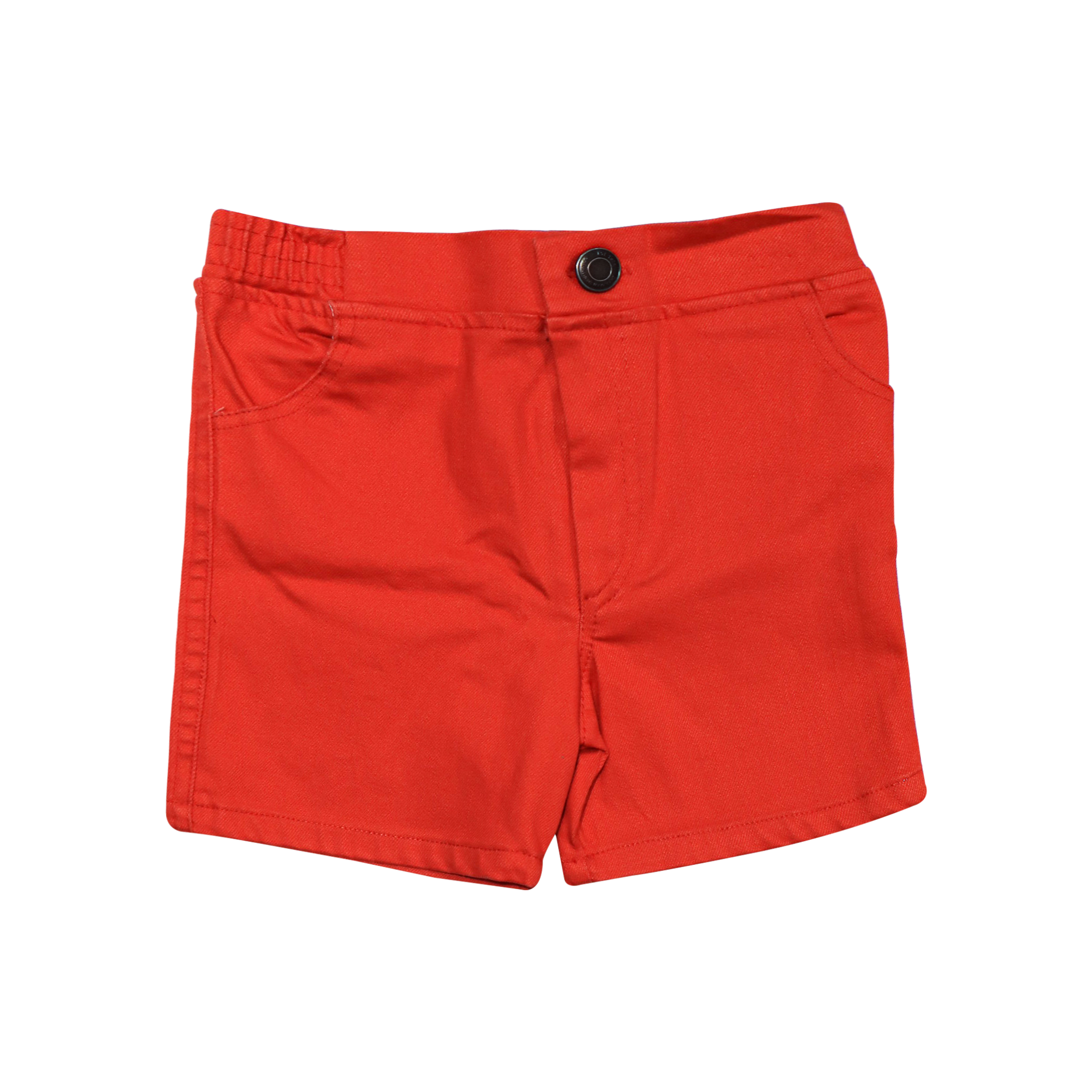 Kids Red Cargo Shorts by Little Darling