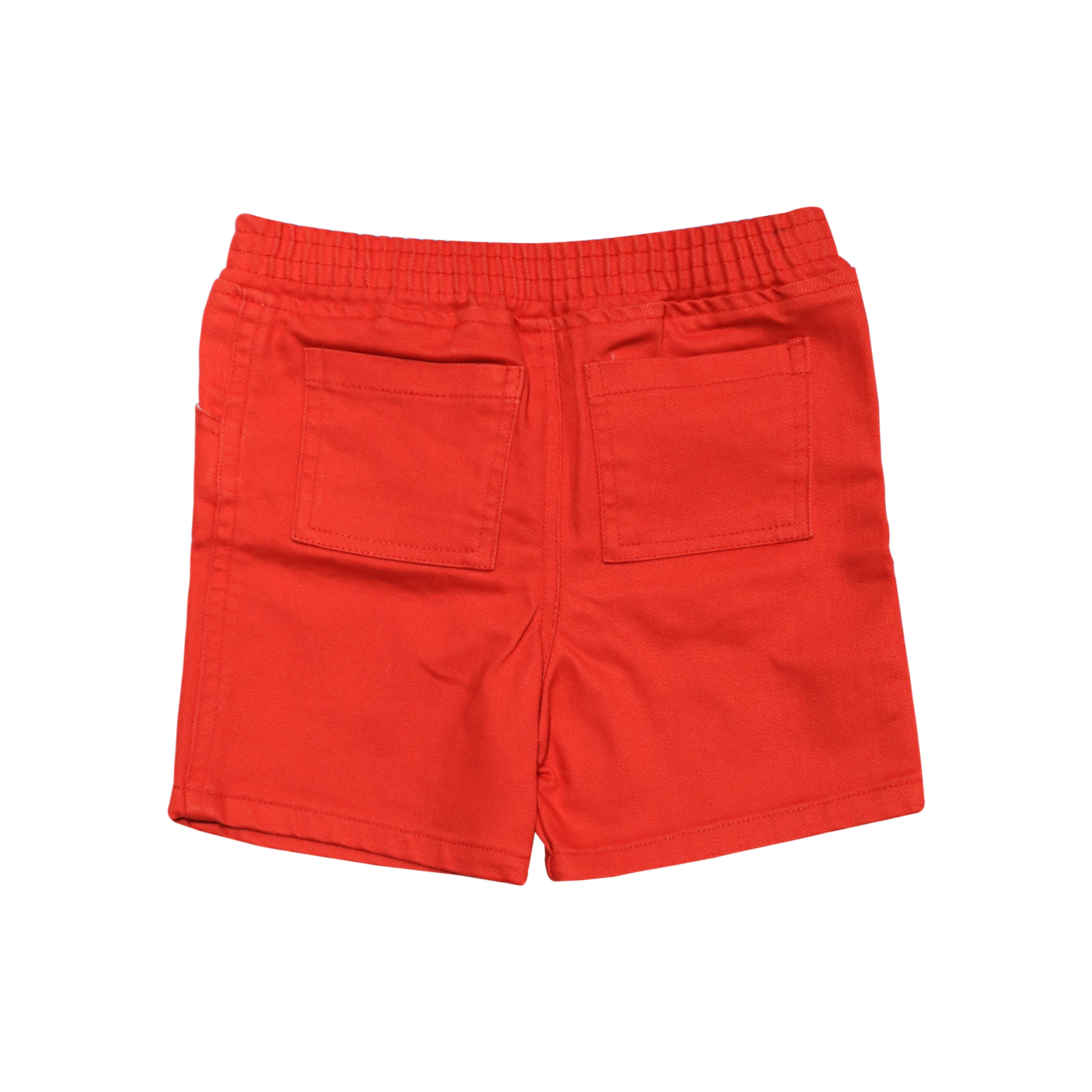 Kids Red Cargo Shorts by Little Darling