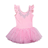 Cotton Girls Frock Sleeveless With Net