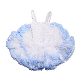 Girls Frock Sleeveless With Net