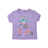 Girls Outfit Set Purple Color