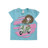 Girls Outfit Set Sky Blue Color