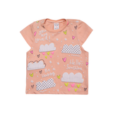 Girls Outfit Set cloud print