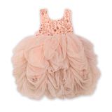 Girls Frock Sleeveless With Net