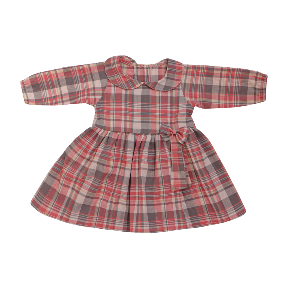 Cotton Girls Frock Full Sleeve With Bow Price in Pakistan