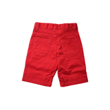 Kids Red Cotton Shorts