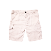 Kids White Cotton Shorts | Little Darling