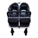 Baby Stroller Grey & black Color Twin Stroller
