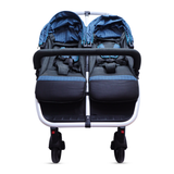 Baby Stroller blue & Gray Color Twin Stroller