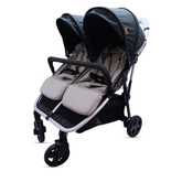 Baby Stroller Fawn & Gray Color Twin Stroller