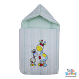 Baby Hooded Carry nest Giraffe Embroidery | Little Darling