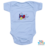 Baby Bodysuit Pk Of 3 Short sleeve Air plane Print | Little Darling