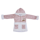 Kids Faux Fur Hooded Jacket