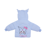 Hooded Jacket Meow Embroidery