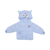 Hooded Jacket Meow Embroidery