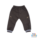 Baby Boys 2-Piece Tracksuit Set Brown | Little Darling