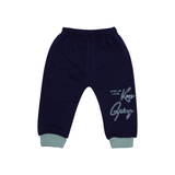 Kids Printed Sweatshirt & Jogger Set Sea Green & Navy
