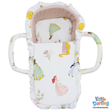 Infant Moses Basket Soft Princess Theme Print | Little Darling