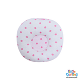 Baby Net Gadda Set 2 Pcs Pink Polka Dot Print | Little Darling