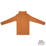 Baby High Neck Orange Color | Little Darling