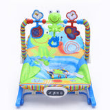 3-in-1 Musical Baby Rocker Seat with Hanging Toys
