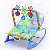 3-in-1 Musical Baby Rocker Seat with Hanging Toys